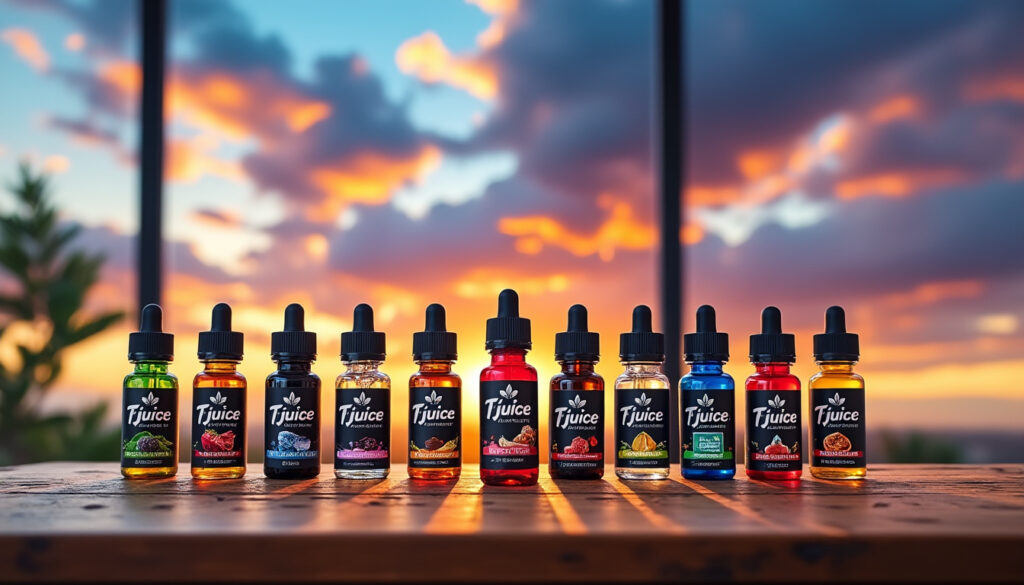 découvrez tjuice, marque britannique réputée pour ses e-liquides aux arômes puissants. profitez des meilleures recettes de saveurs intenses, conçues pour une expérience de vape unique et de qualité.