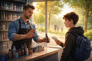 découvrez comment l'interdiction de vente aux mineurs contribue à protéger la santé des jeunes et assure un avenir responsable pour le secteur de la vape.